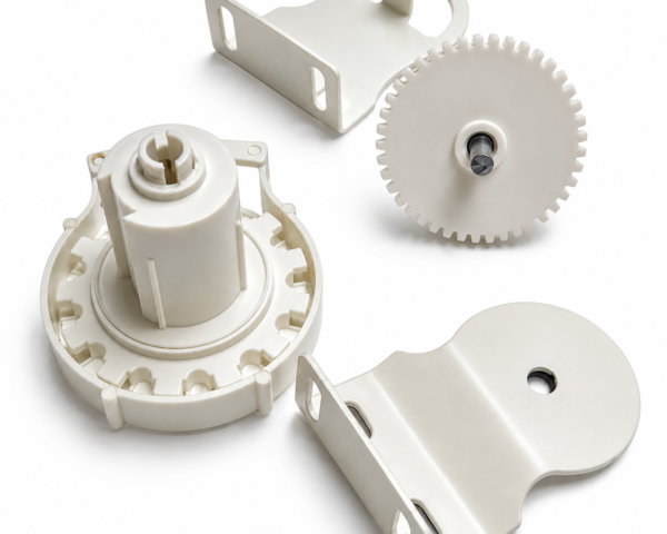 Repuesto Mecanismo Cortina Roller 28 Mm Con Cadena Blanco